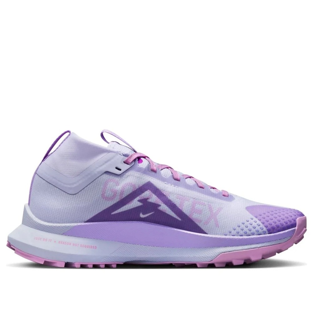Nike React Pegasus Trail 4 GTX Gore-Tex Women's Sz 5.5 Hiking Trail Shoes Purple